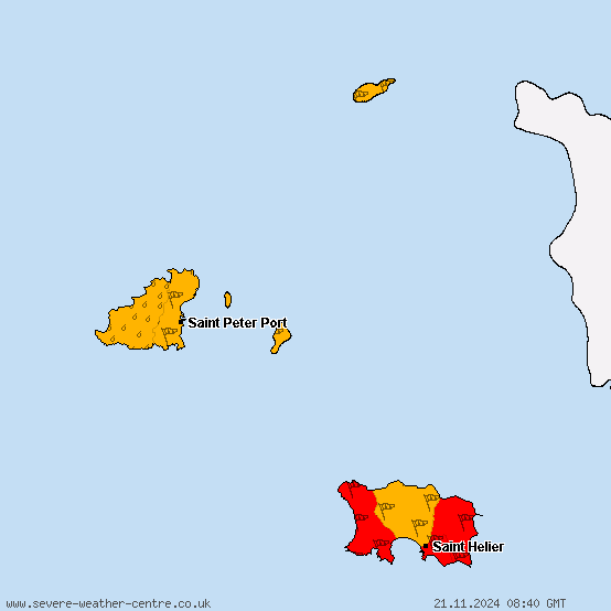 Channel Islands - All warnings