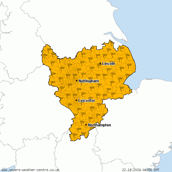 Östliches Mittelland - Warnungen vor Sturm/Orkan