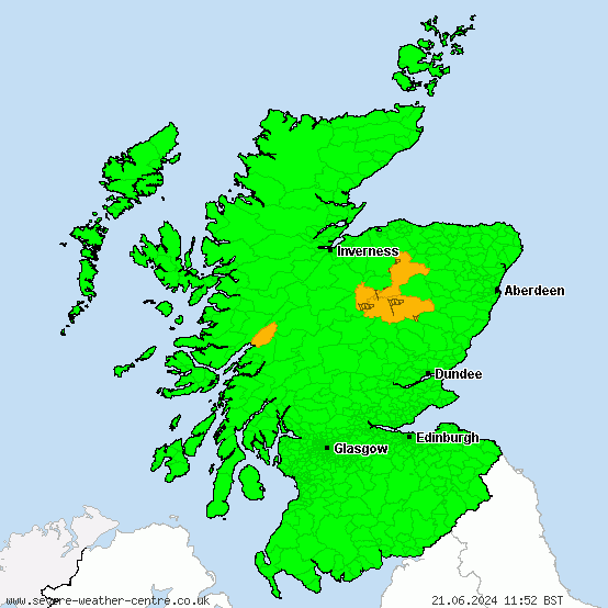 Scotland - All warnings