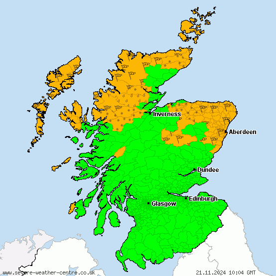 Scotland - All warnings