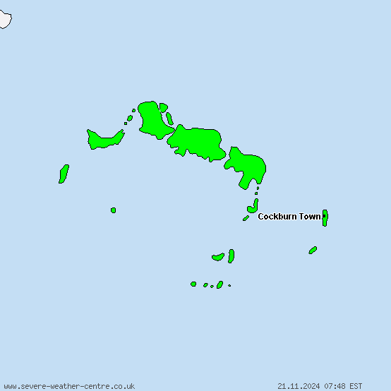 Turks- and Caicos Islands - All warnings