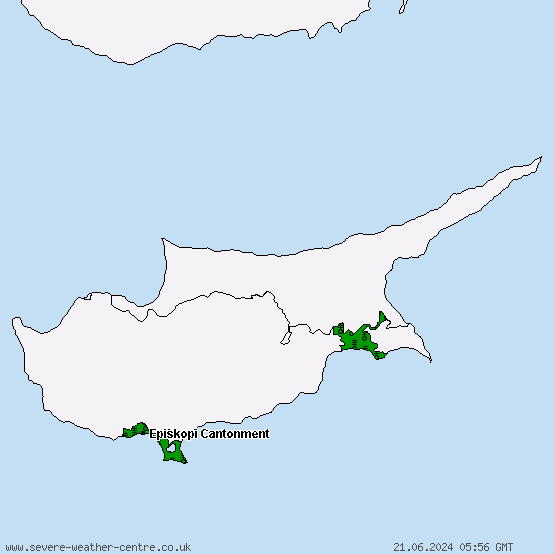 Akrotiri and Dhekelia - All warnings